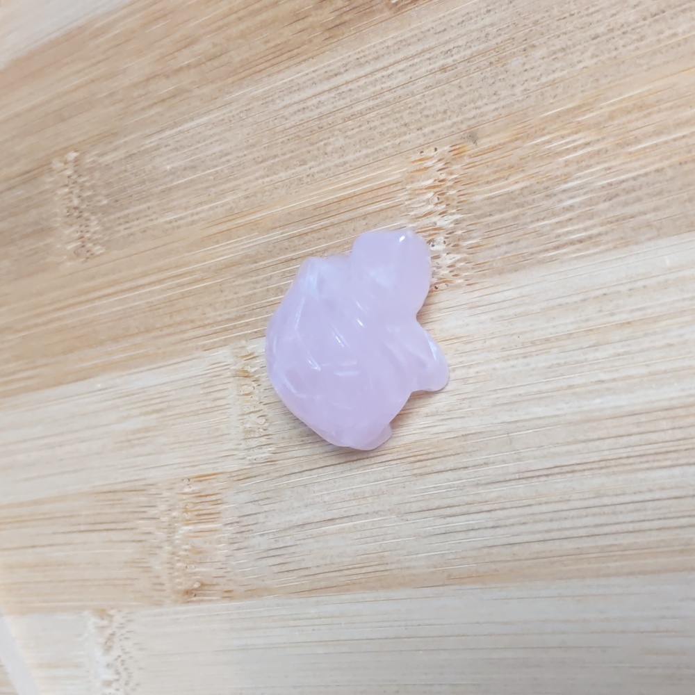 Mini Rose Quartz Turtle 🐢
